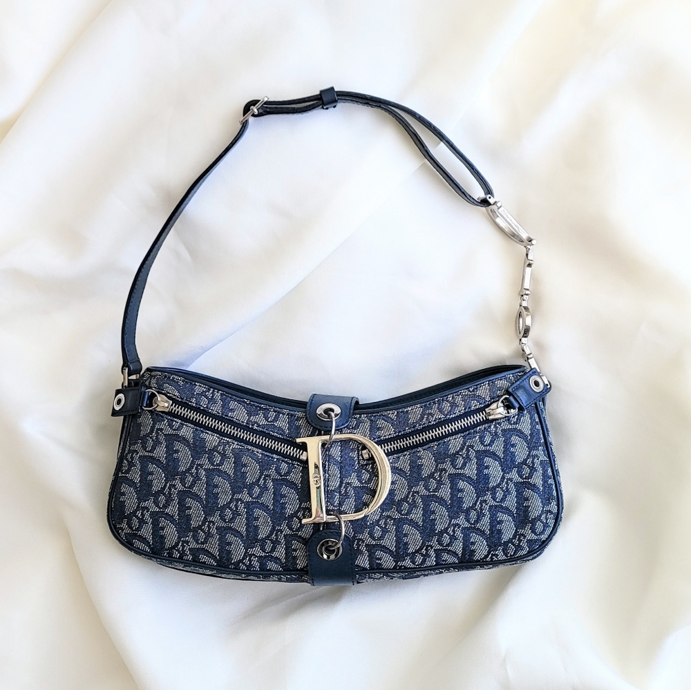 💎DIOR BLUE TROTTER CHARM POCHETTE💎